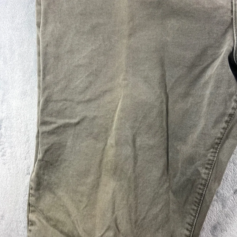 BANANA REPUBLIC Chinos Mens 40L Olive Green Cotton Twill Button‎ Fly USA